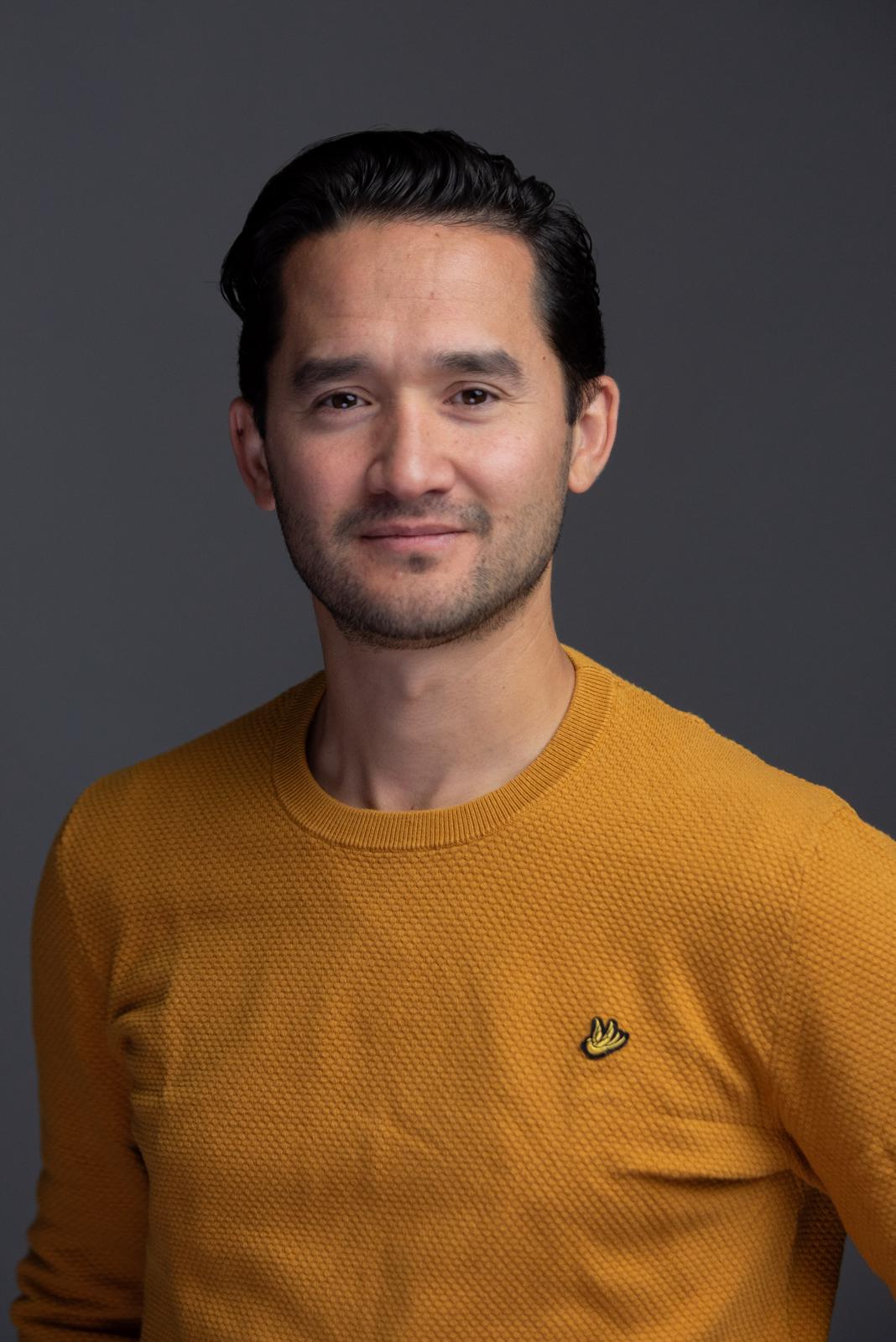 Portrait of a facilitator of the De Erfenis van de Ziel spirituality retreat at Alam Kita, Karimunjawa, Indonesia